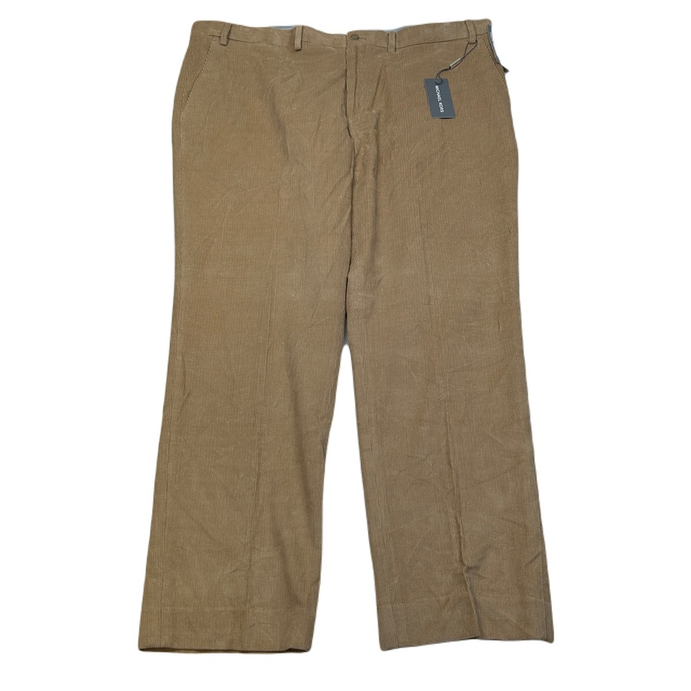 Michael Kors Corduroy Pants Mens‎ 42x30 Camel Tan Modern Fit NEW